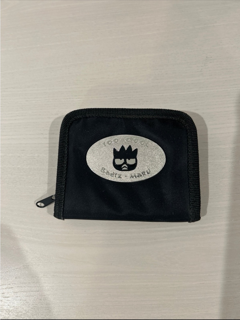 Black Too Cool Badtz-Maru Zip Wallet